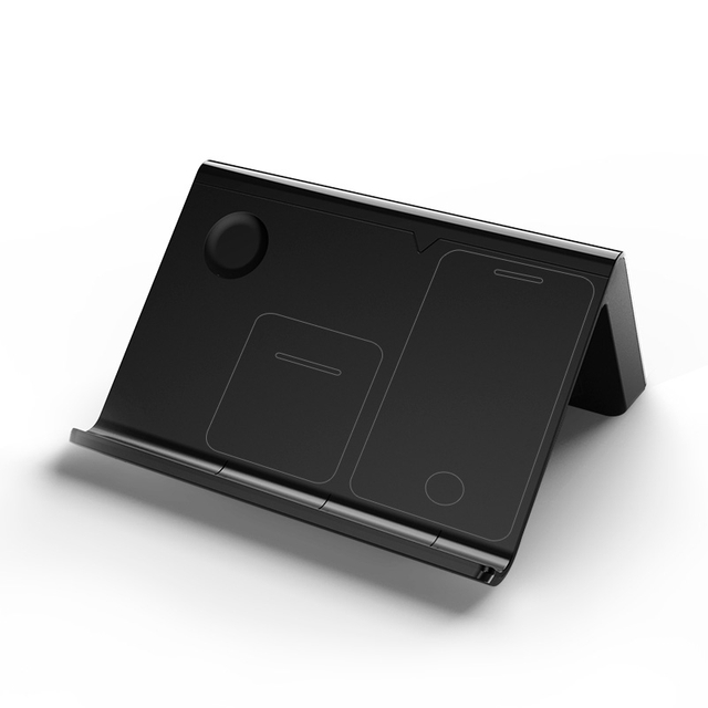 Three in one wireless charging dock, wireless charging board, wireless charging dock, wireless charging station, wireless charging suitable for mobile phones