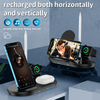5-in-1 Wireless Charging Stand with Four Wireless Charging Features with Small Night Lights