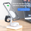 three in one fast charge wireless charging dock-991,wireless charging pad,wireless charging stand,wireless charging table Suitable for mobile phones, watches, and wireless Bluetooth earphones