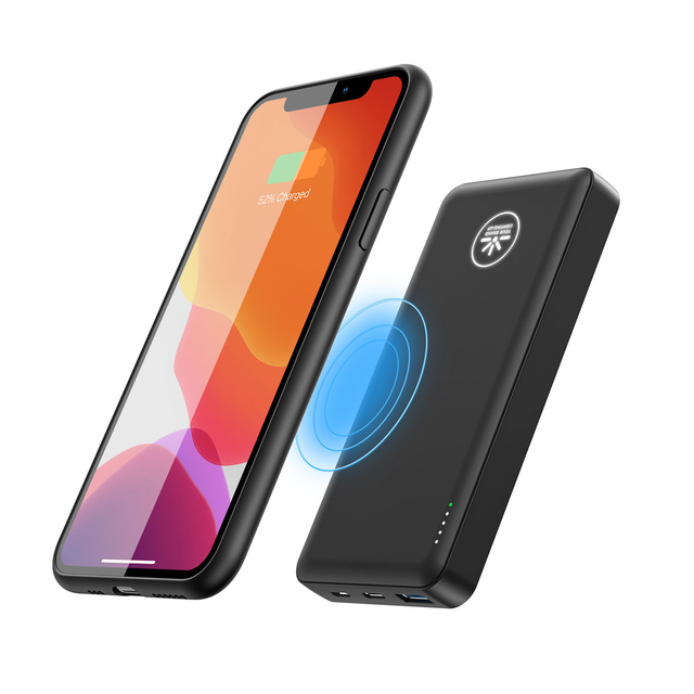Wireless Charging+Power Bank-PB-X100A1,wireless power bank 10000mah fast charging,wireless charging power bank,wireless charging,Magnetic wireless power bank